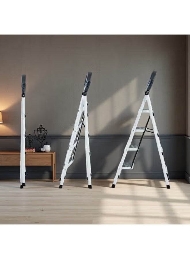 BLOOMING TIME 4-Step Foldable Non-Slip Family Step Ladder, Portable Folding Step Ladder, Multi-Function Step Ladder - Image 5